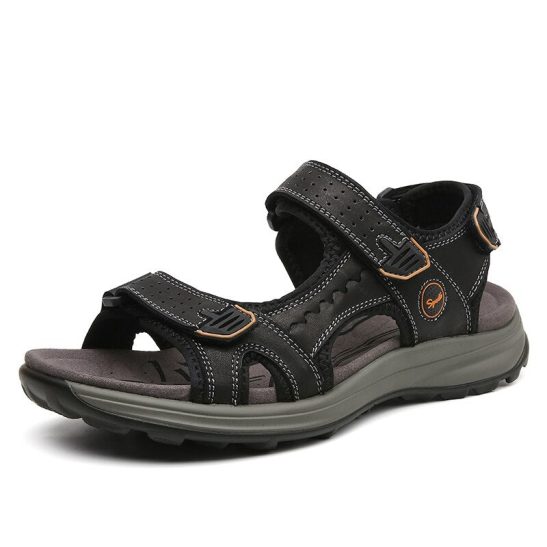 Summer Genuine Leather Lightweight Beach Sandals